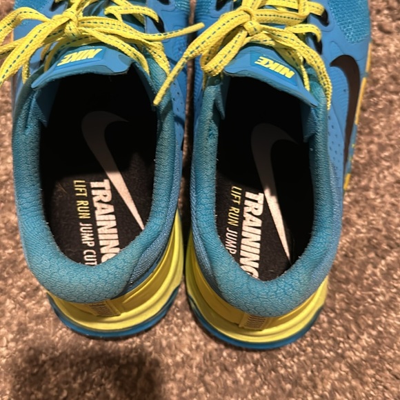 Womens Nike Metcon 2 Blue and Lime Green Size 6 - Picture 4 of 7